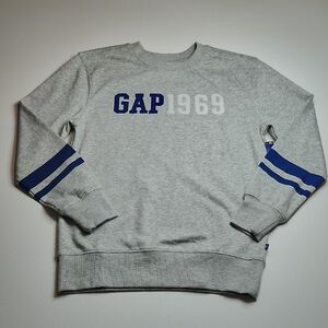 NWT GAP Kids Crewneck Sweatshirt | Gray “1969” Varsity | Size XL (14/16)
